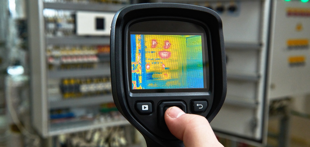 thermal imaging inspection of electrical equipment for electrical code compliance 