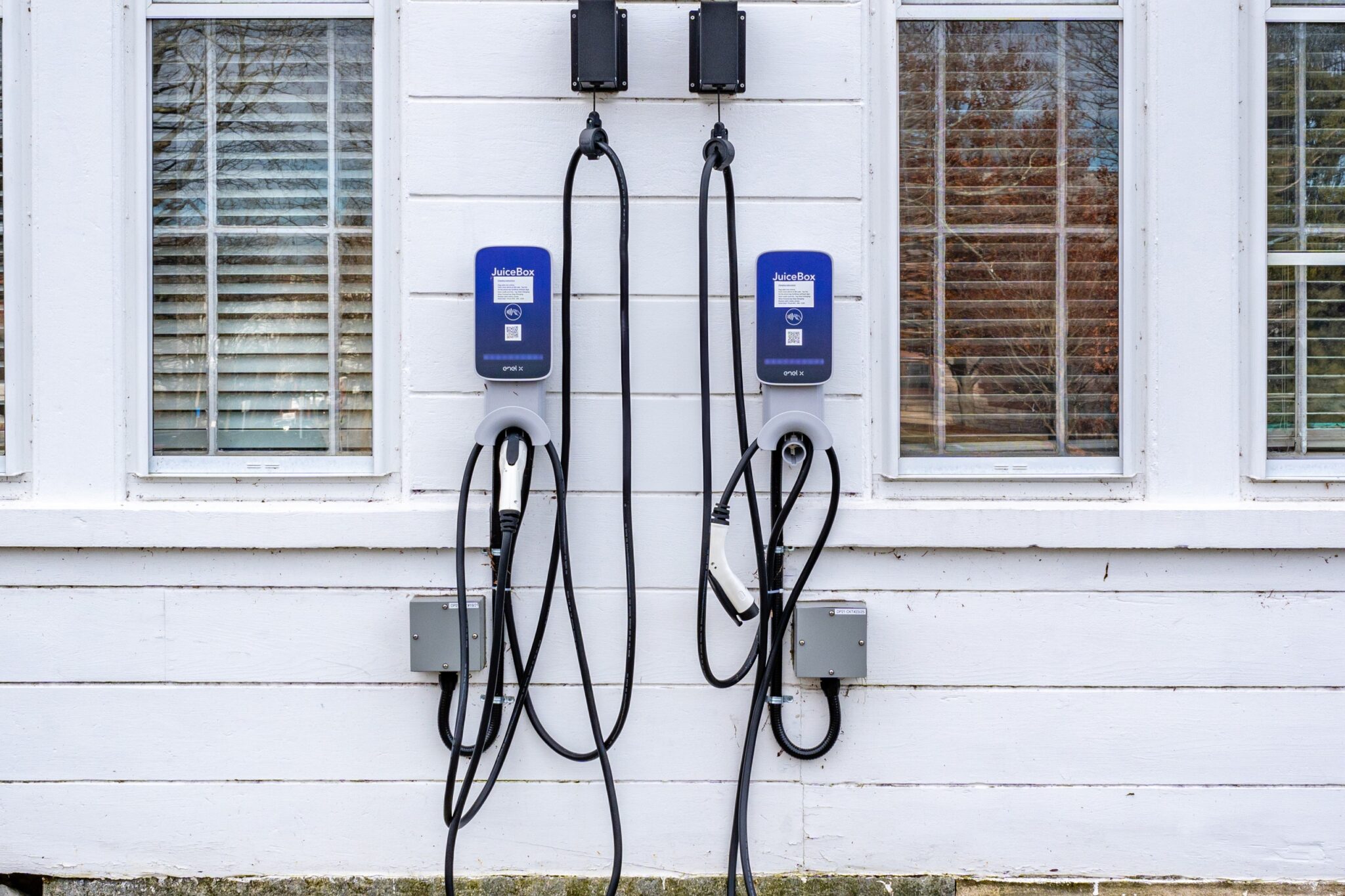 (EV) charging stations, Commercial Electrician Services.