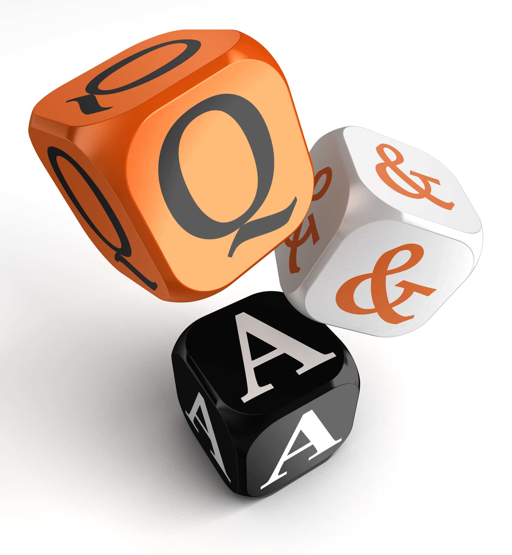 Questions and answers orange black dice blocks, harmonic distortion.